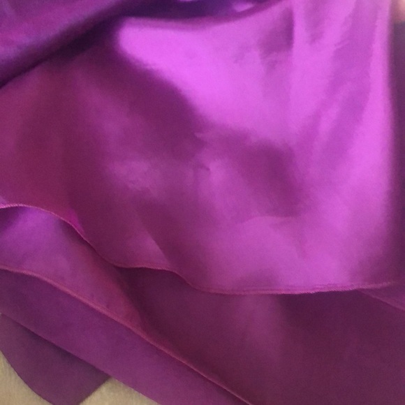 BOSS HUGO BOSS PURPLE SILK BLEND FULL SKIRT • Sz 4 - Picture 13 of 13